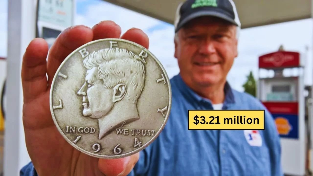 Gas station clerk finds $3.21 million worth of Kennedy half dollar